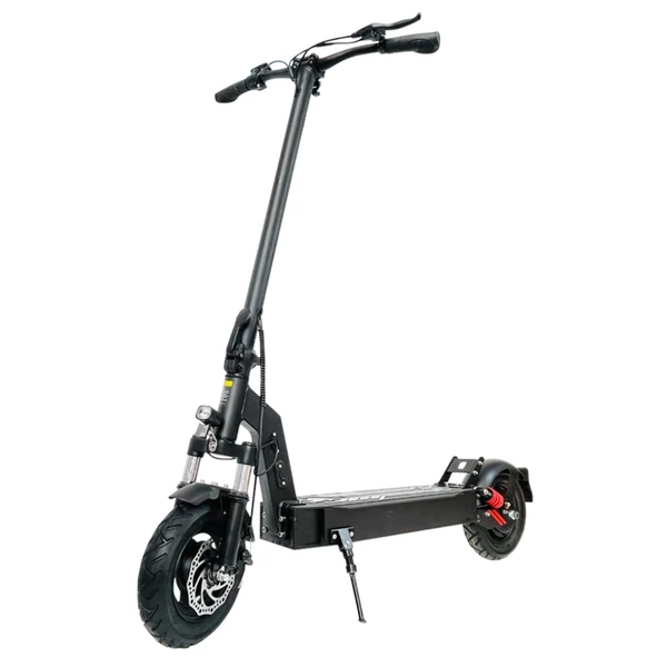 DT08 elektromos roller, 500W motor, 48V 13Ah akkumulátor, 10” kerék, 40km/h, 60km hatótáv, tárcsafék, első‑hátsó rugózás