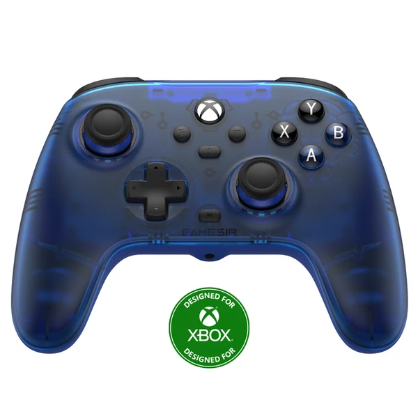 GameSir T7 vezetékes játékvezérlő, Hall-effektus karok és ravaszok, Xbox/Xbox One X/S, Steam, Windows 10/11 – Zafír kék