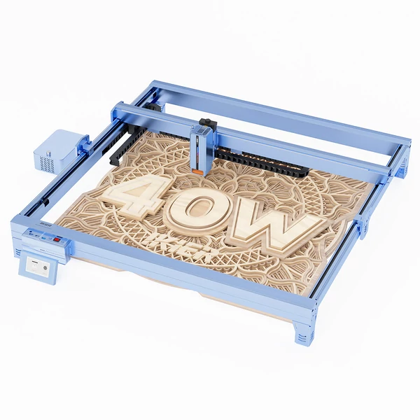 IKIER K40 MAX 40W lézergravírozó, 850×800 mm nagy terület, 600 mm/s sebesség, 0.01 mm pontosság, autofókusz, ultra‑finom lézerpont