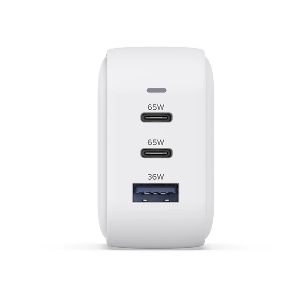 ZIKE Z265B 66W GaN fali töltő, USB‑C 3 porttal, gyorstöltés telefonhoz, tablethez és laptophoz