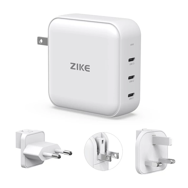 ZIKE Z1214 140W GaN PD3.1 USB‑C hálózati töltő, nagy teljesítményű gyorstöltés laptophoz és mobilokhoz