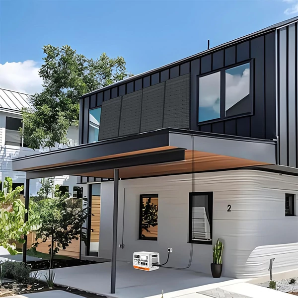 LANPWR 2400 Pro erkélynapelem rendszer – 2200W, 2040Wh energiatárolóval, hálózatra visszatápláló inverterrel, 3 AC kimenettel