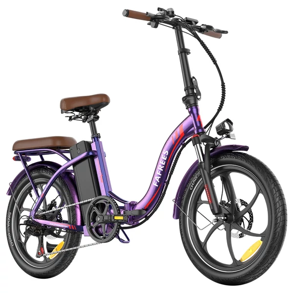 Fafrees F20+ Pro összecsukható elektromos kerékpár, 250W motor, 36V 22.5Ah akkumulátor, 20×3.0 gumi, 25km/h, 100km hatótáv – Rózsaszínes lila