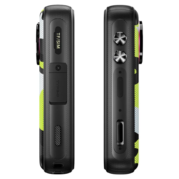 FOSSiBOT F116 Pro strapabíró okostelefon, 12GB/256GB, Dimensity 7300 5G, 48MP OIS, 50MP kamera, 4.0'' 120Hz, 3700mAh, Android 16, IP68/IP69K, NFC - Zöld