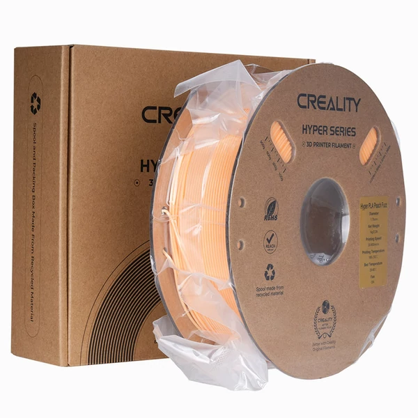 Creality Hyper-PLA 1kg 3D nyomtató filament – Barack‑rózsaszín