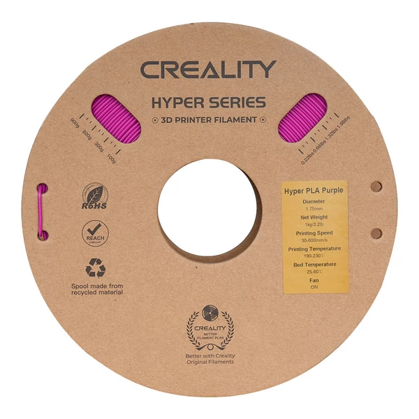 Creality Hyper-PLA 1kg 3D nyomtató filament – Lila