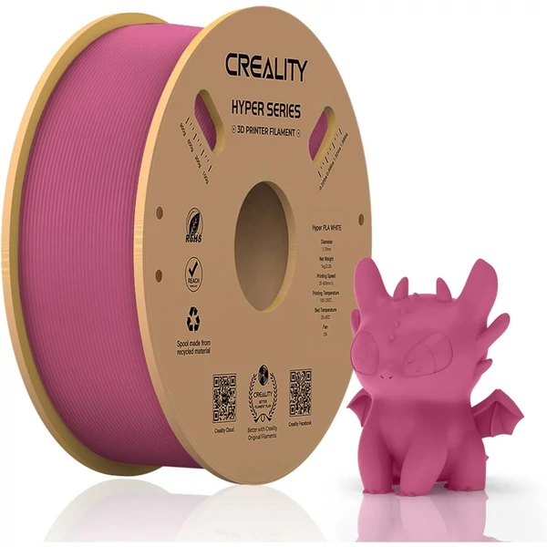 4kg Creality Hyper-PLA filament – szürke / piros / eperpiros / bőrszínű