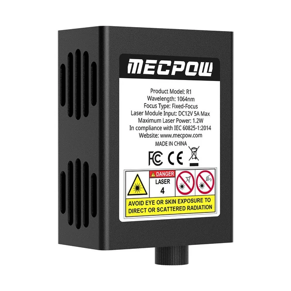 Mecpow X3S 12W lézergravírozó + R1 1.2W IR lézermodul – precíz vágás és gravírozás