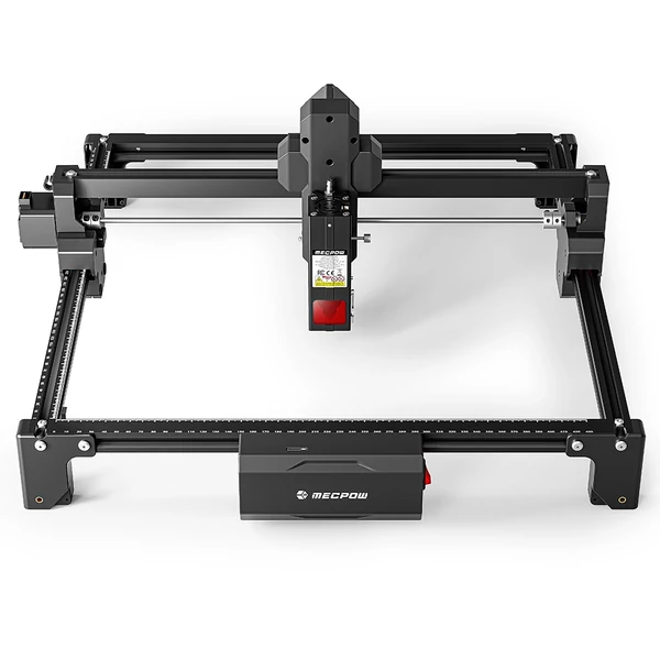 Mecpow X3S 12W lézergravírozó + FC1 tűzálló burkolat + P50 füstelszívó rendszer