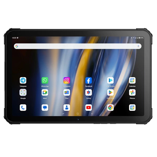 FOSSiBOT DT2 strapabíró tablet, 10.4'' 2K kijelző, Helio G99, 12GB+256GB, 64MP kamera, 22000mAh, 66W gyorstöltés, 4G, WiFi6, Android 13 - Kék