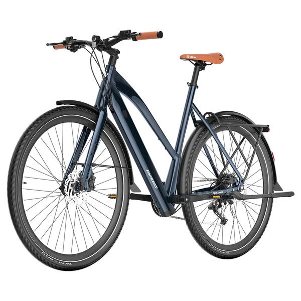 Fafrees F700W elektromos kerékpár, 250W motor, 36V 10Ah akku, 700×42C gumik, 25 km/h, 100 km hatótáv, hidraulikus fék, SHIMANO CUES 9 – Kék