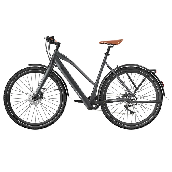 Fafrees F700W elektromos kerékpár, 250W motor, 36V 10Ah akku, 700×42C gumik, 25 km/h, 100 km hatótáv, hidraulikus fék, SHIMANO CUES 9 – Fekete