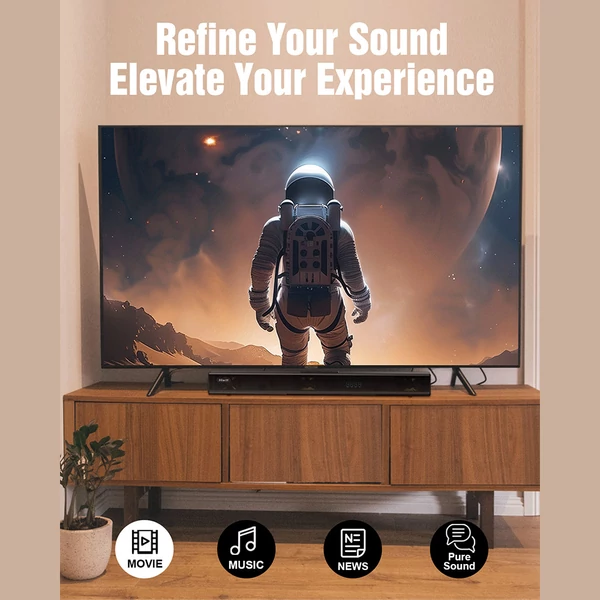 Hiwill A51 Pro 5.1 hangrendszer Dolby Atmos-szal, 6.5'' vezeték nélküli mélynyomóval, 9 hangszóróval, 420W csúcsteljesítménnyel