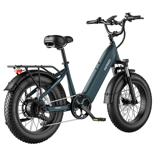 FAFREES F20 Rover elektromos kerékpár, 250W hátsó agymotorral, 48V 15Ah kivehető akkumulátorral, 80 km hatótávval, 20×4.0” vastag gumikkal – Zöld