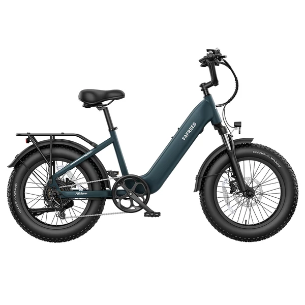 FAFREES F20 Rover elektromos kerékpár, 250W hátsó agymotorral, 48V 15Ah kivehető akkumulátorral, 80 km hatótávval, 20×4.0” vastag gumikkal – Zöld