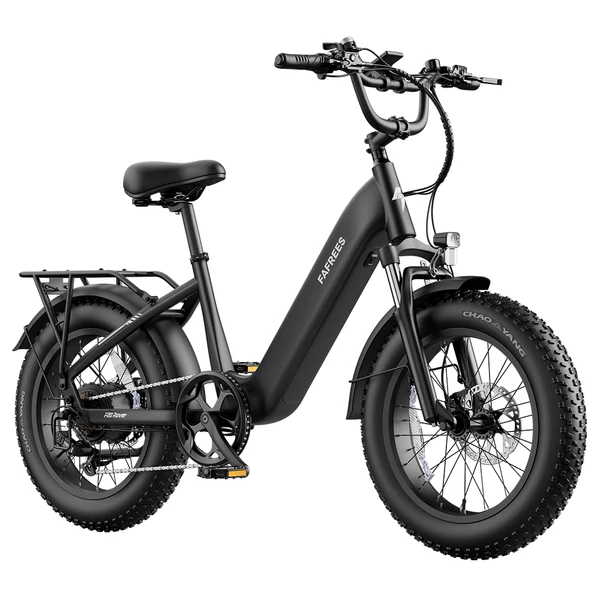 FAFREES F20 Rover elektromos kerékpár, 250W hátsó agymotorral, 48V 15Ah kivehető akkumulátorral, 80 km hatótávval, 20×4.0” vastag gumikkal – Fekete