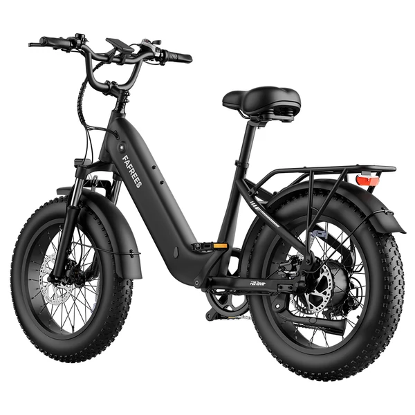 FAFREES F20 Rover elektromos kerékpár, 250W hátsó agymotorral, 48V 15Ah kivehető akkumulátorral, 80 km hatótávval, 20×4.0” vastag gumikkal – Fekete