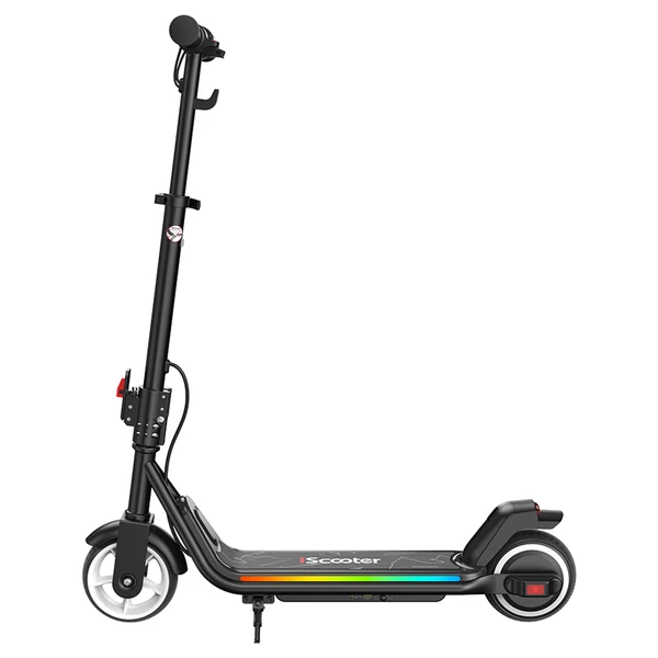 iScooter iK3Max gyerek elektromos roller, 200W motor, 21.6V 4.5Ah akku, 6.5\" kerék, 3 sebesség, dupla fék, RGB fény, Bluetooth
