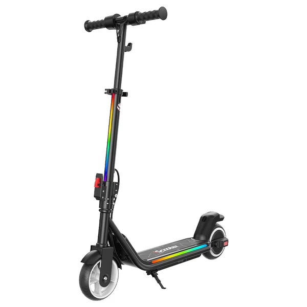 iScooter iK3Max gyerek elektromos roller, 200W motor, 21.6V 4.5Ah akku, 6.5\" kerék, 3 sebesség, dupla fék, RGB fény, Bluetooth