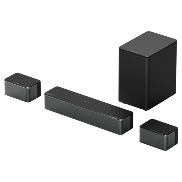 Ultimea Poseidon M4T 5.1 hangrendszer + Steady 300 hangfalállvány pár, Dolby Atmos, 450W, állítható surround