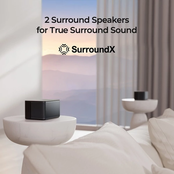 Ultimea Poseidon M4T 5.1 hangrendszer + Steady 300 hangfalállvány pár, Dolby Atmos, 450W, állítható surround
