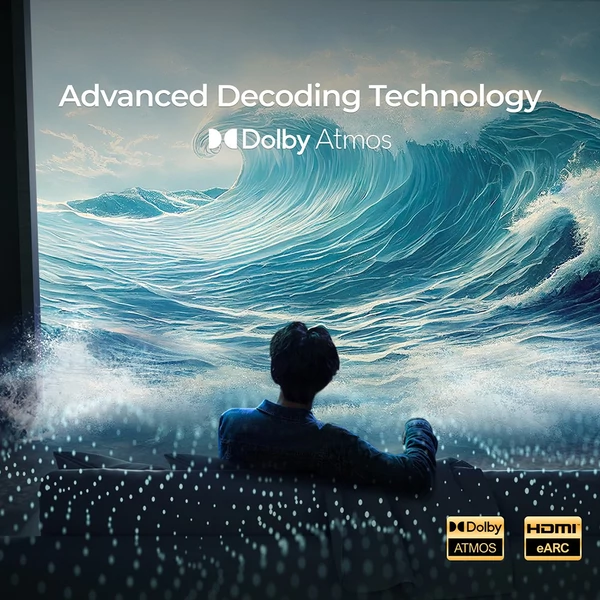 Ultimea Poseidon M4T 5.1 hangrendszer + Steady 300 hangfalállvány pár, Dolby Atmos, 450W, állítható surround