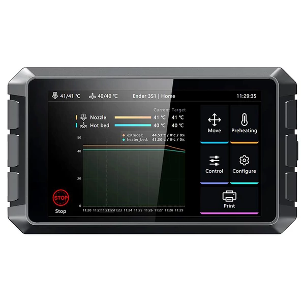 Creality Sonic Pad – 7'' érintőkijelzős Klipper vezérlő FDM 3D nyomtatókhoz, gyorsabb és egyszerűbb nyomtatás