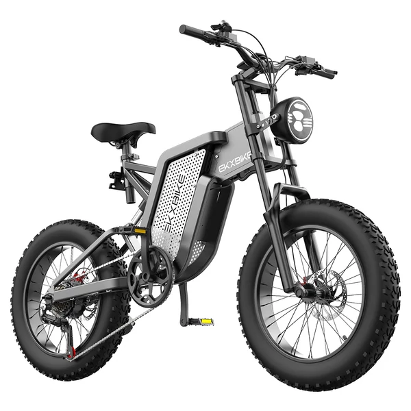 EKXBIKE X20 elektromos kerékpár, 2000W motorral, 48V 35Ah akkumulátorral, 20×4.0 fat tire, 55 km/h, 150 km hatótáv, hidraulikus fék