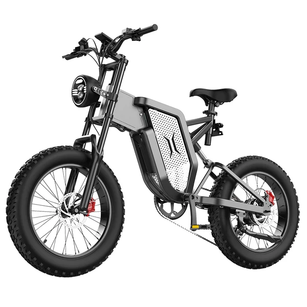 EKXBIKE X20 elektromos kerékpár, 2000W motorral, 48V 35Ah akkumulátorral, 20×4.0 fat tire, 55 km/h, 150 km hatótáv, hidraulikus fék