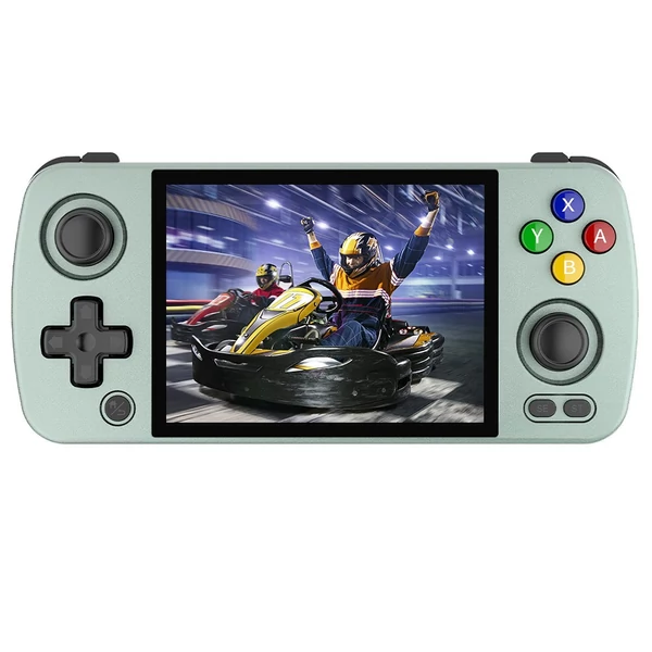 ANBERNIC RG405M Android 12 kézikonzol, 128GB TF + 128GB eMMC, 4GB RAM, 3172 játék, Moonlight streaming – Szürke