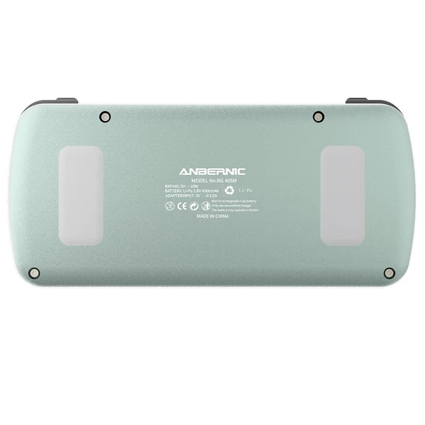 ANBERNIC RG405M Android 12 kézikonzol, 128GB TF + 128GB eMMC, 4GB RAM, 3172 játék, Moonlight streaming – Szürke