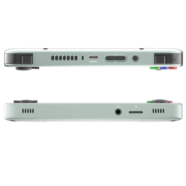 ANBERNIC RG405M Android 12 kézikonzol, 128GB TF + 128GB eMMC, 4GB RAM, 3172 játék, Moonlight streaming – Szürke