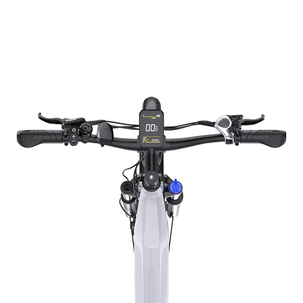 Onesport OT05 elektromos kerékpár 27,5" alumínium vázzal, 36V 18,2Ah akkuval, ANANDA 250W motorral, Shimano 7 sebességgel – Fehér