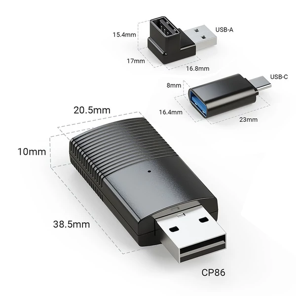 MINIX CP86 vezetékes CarPlay → vezeték nélküli adapter – gyors, stabil átalakító iPhone‑hoz
