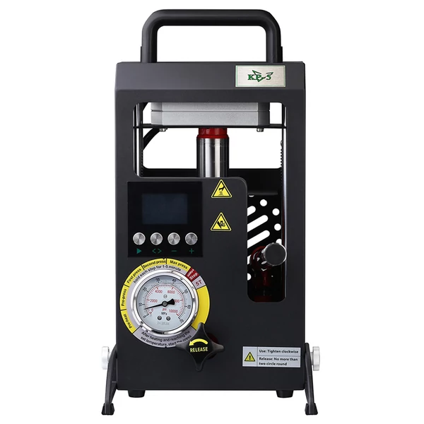 LTQ Vapor KP‑5 hőprés gép, 5 tonnás dupla fűtőlap, precíz hőmérséklet‑szabályozással
