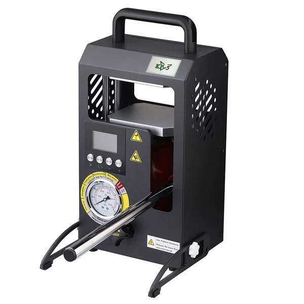 LTQ Vapor KP‑5 hőprés gép, 5 tonnás dupla fűtőlap, precíz hőmérséklet‑szabályozással