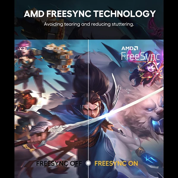 UPERFECT UTouch E6 Pro hordozható gaming monitor, 18.5", Full HD 120Hz érintőkijelző, FreeSync, Type‑C, mini HDMI, EU csatlakozó