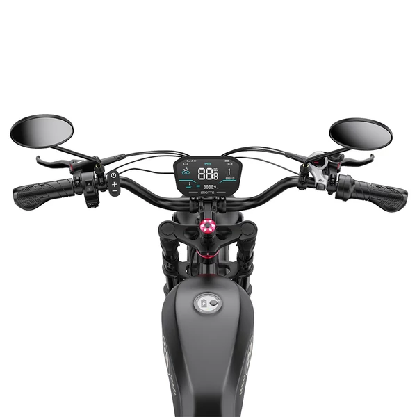 DUOTTS F20 elektromos kerékpár 750W motorral, 52V 27Ah akkumulátorral, 20×4.0 fat gumival, 50 km/h, akár 120 km hatótáv – Fekete