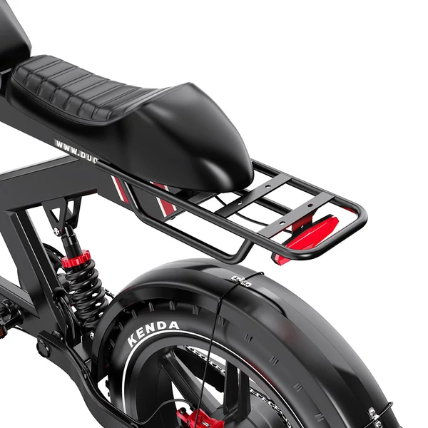DUOTTS F20 elektromos kerékpár 750W motorral, 52V 27Ah akkumulátorral, 20×4.0 fat gumival, 50 km/h, akár 120 km hatótáv – Fekete