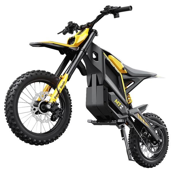 MT2 elektromos motorkerékpár, 3000W csúcsteljesítmény, 48V 22.5Ah kivehető akkumulátor, 60 km/h, akár 72 km hatótáv – Sárga