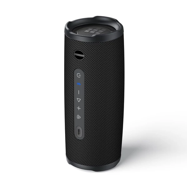Tronsmart Mirtune C3 Plus hordozható kültéri hangszóró, 50W sztereó, Bluetooth 6.0, IPX7 vízálló, Auracast, 12h üzemidő – Fekete