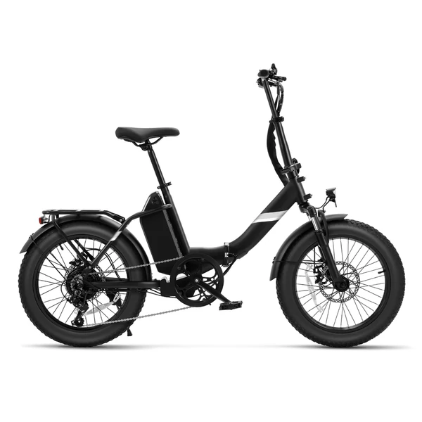 Touroll S3 Step-Thru elektromos kerékpár, 250W motor, 36V 13Ah akku, 20×3.0 gumi, 25 km/h, 65 km hatótáv, dupla tárcsafék, első villa