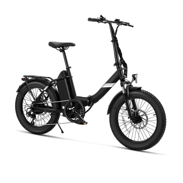Touroll S3 Step-Thru elektromos kerékpár, 250W motor, 36V 13Ah akku, 20×3.0 gumi, 25 km/h, 65 km hatótáv, dupla tárcsafék, első villa