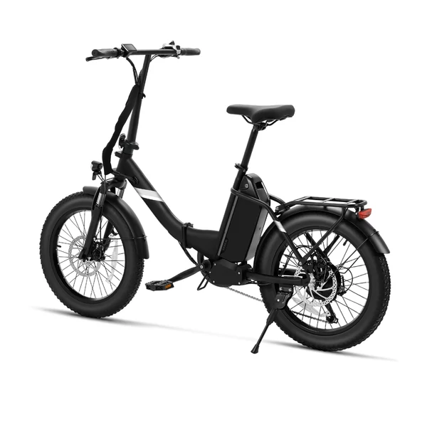 Touroll S3 Step-Thru elektromos kerékpár, 250W motor, 36V 13Ah akku, 20×3.0 gumi, 25 km/h, 65 km hatótáv, dupla tárcsafék, első villa