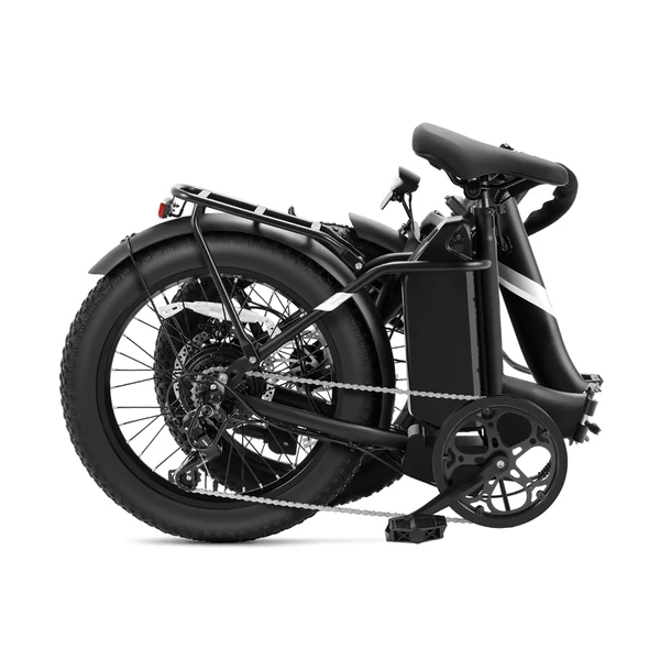 Touroll S3 Step-Thru elektromos kerékpár, 250W motor, 36V 13Ah akku, 20×3.0 gumi, 25 km/h, 65 km hatótáv, dupla tárcsafék, első villa