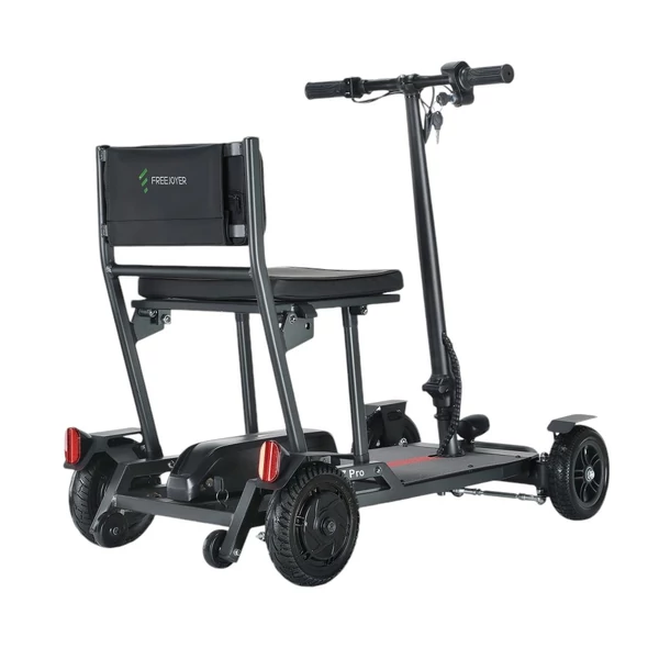 Freejoyer F7 Pro négykerekű elektromos roller üléssel, 300W motorral, 36V 13Ah akkumulátorral, 15 km/h sebesség, 35 km hatótáv – Szürke