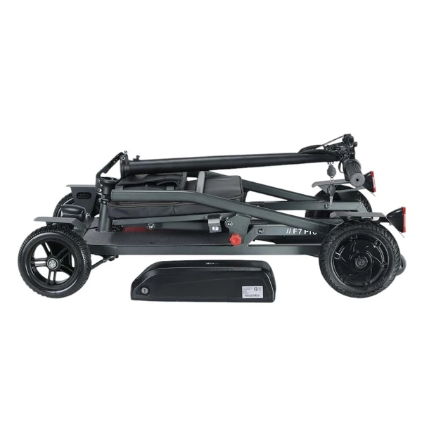 Freejoyer F7 Pro négykerekű elektromos roller üléssel, 300W motorral, 36V 13Ah akkumulátorral, 15 km/h sebesség, 35 km hatótáv – Szürke