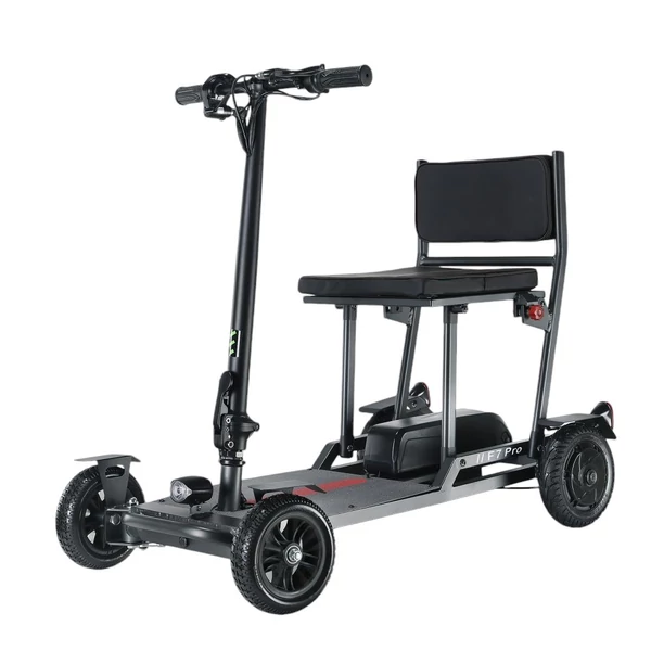Freejoyer F7 Pro négykerekű elektromos roller üléssel, 300W motorral, 36V 13Ah akkumulátorral, 15 km/h sebesség, 35 km hatótáv – Szürke