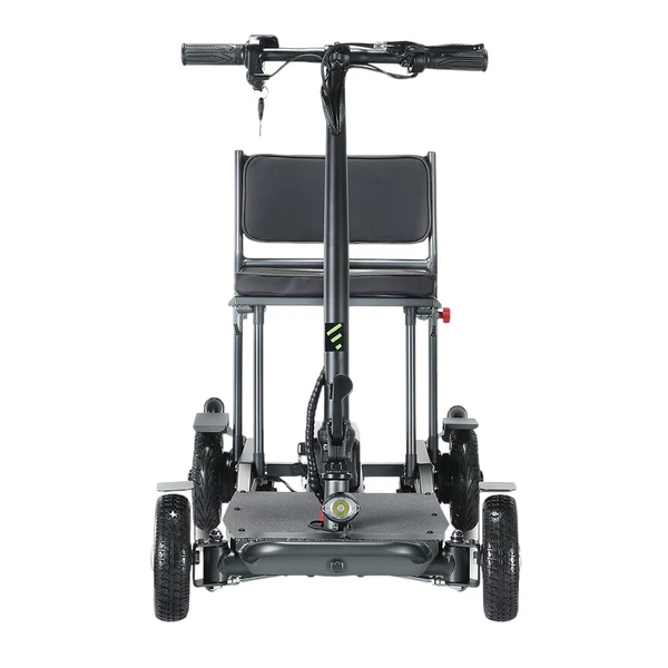 Freejoyer F7 Plus négykerekű elektromos roller üléssel, 300W motorral, 36V 21Ah akkumulátorral, 15 km/h, 35 km hatótáv – Szürke