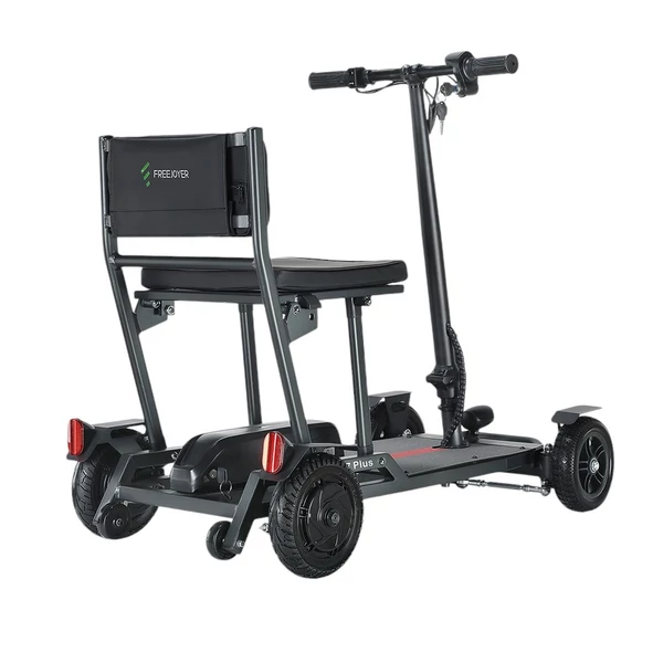 Freejoyer F7 Plus négykerekű elektromos roller üléssel, 300W motorral, 36V 21Ah akkumulátorral, 15 km/h, 35 km hatótáv – Szürke